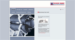 Desktop Screenshot of fecker-maschinenbau.de
